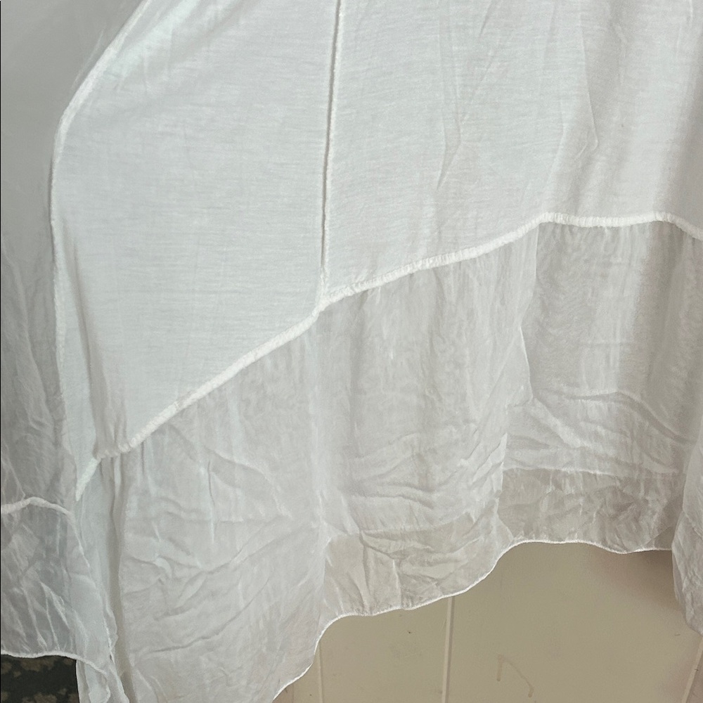 NT by Amati White Open Front Cardigan - Picture 5 of 7